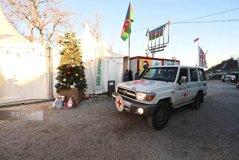 На дороге Ханкенди-Лачын созданы условия для проезда автомобилей МККК
