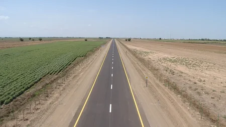 Biləsuvarda avtomobil yolunun tikintisi başa çatıb
