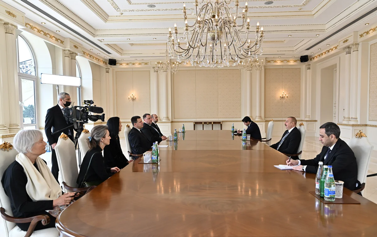 President Aliyev receives Estonian Parliament Speaker 