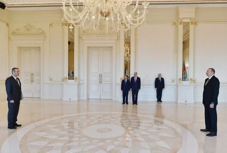 President Ilham Aliyev received credentials of Swedish and Slovenian Ambassadors