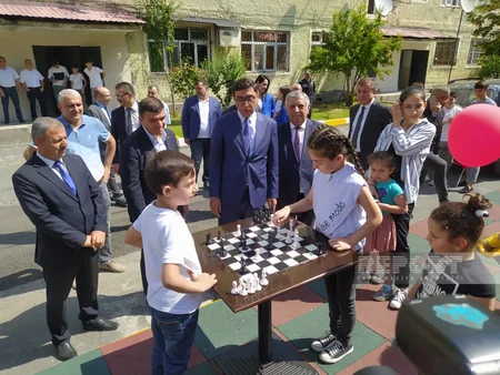 Zaqatalada Sağlam məhəllə idman zonası istifadəyə verilib