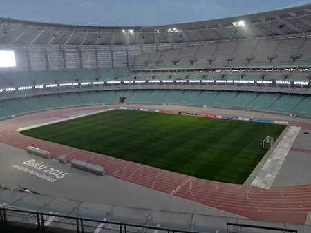 UEFA seminarına qatılan 14 ölkənin nümayəndələri Bakı Olimpiya Stadionunda olub