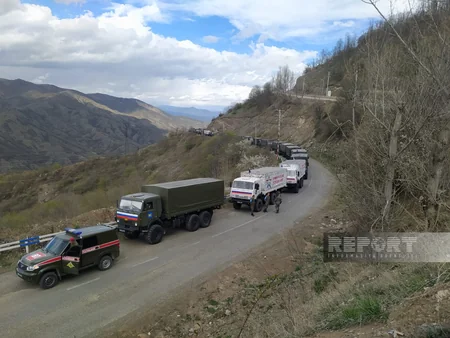 По дороге Ханкенди-Лачын беспрепятственно проехали 89 автомобилей миротворцев