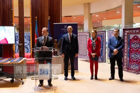 Avropa Şurasının mənzil-qərargahında Azərbaycan xalçalarının sərgisi keçirilir 