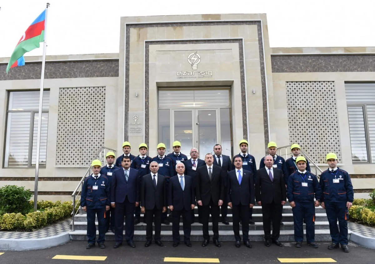 Prezident İlham Əliyev “Yeni Gəncə” yarımstansiyasının açılışında iştirak edib