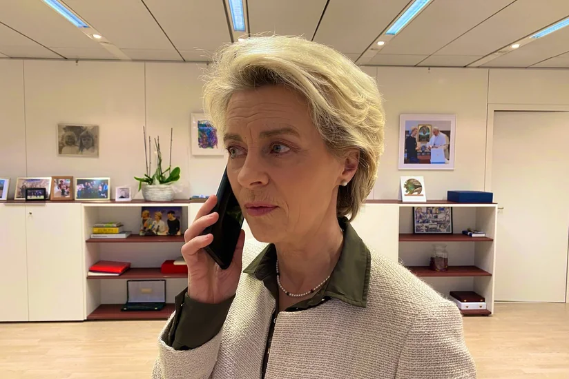 Глава Еврокомиссии провела телефонный разговор с Зеленским