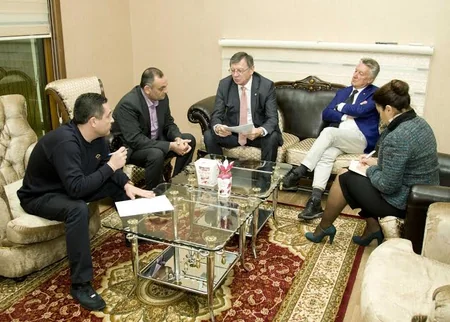 Avropa Voleybol Konfederasiyasının yeni prezidenti Bakıya və Qubaya səfərə gəlib - FOTO