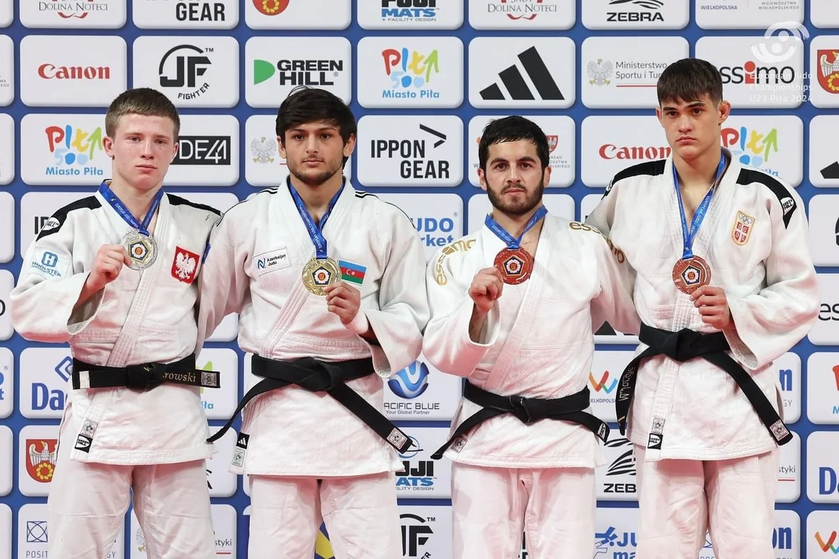 Avropa çempionatı: Azərbaycan cüdoçusu qızıl medal qazanıb