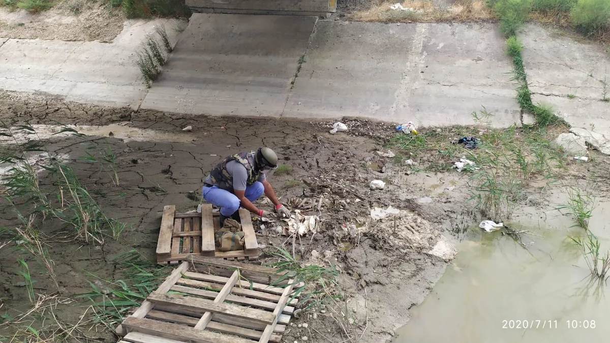 Xızıda hərbi hissənin yaxınlığında top mərmisi tapıldı