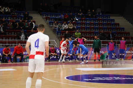 Azərbaycanın futzal millisi Avropa çempionatının əsas mərhələsində Xorvatiyaya məğlub olub