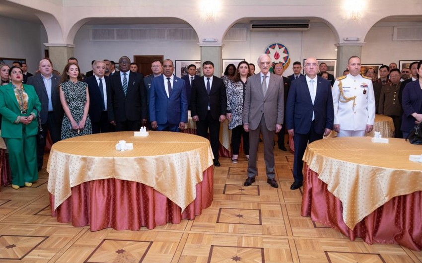 Moskvada Azərbaycan Silahlı Qüvvələrinin yaradılmasının 105 illiyi qeyd olunub