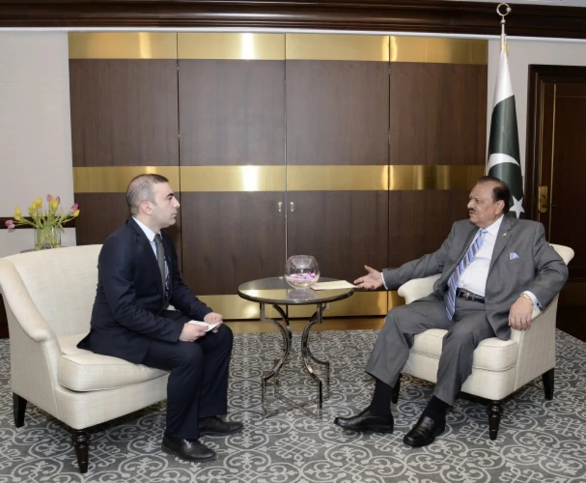 ​Pakistan prezidenti: Bir-birimizə kömək etməklə möcüzələr yarada bilərik