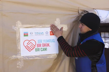 Könüllülərimiz Türkiyədə fəaliyyətini davam etdirir