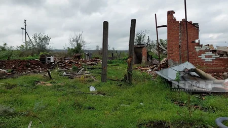 Село Байрак в Харьковской области превратилось в руины - ФОТОРЕПОРТАЖ