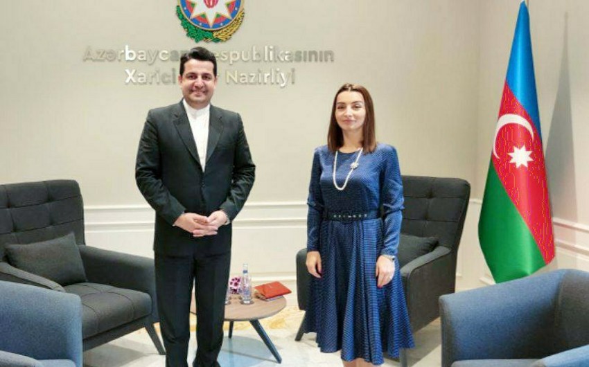 Azerbaijani MFA spokesperson meets with Iranian ambassador