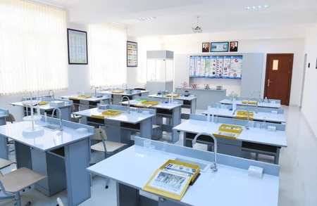 President Ilham Aliyev viewed two schools after major overhaul