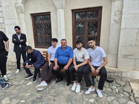 Qarabağ klubunun üzvləri İmarət Kompleksində gedən işlərlə tanış olublar
