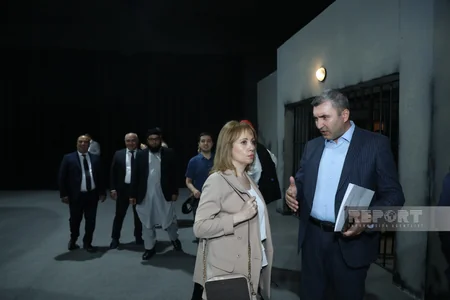 Foreign diplomats visit film studio in Lachin