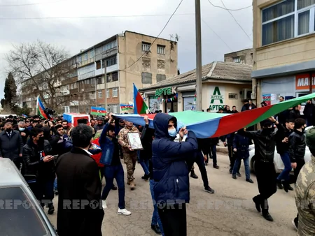 Vətən müharibəsi şəhidi dəfn edildi - YENİLƏNİB