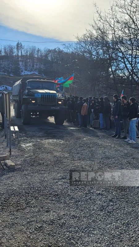 Xankəndi-Laçın yolunda sülhməramlıların 86 avtomobili maneəsiz keçib - YENİLƏNİB-13