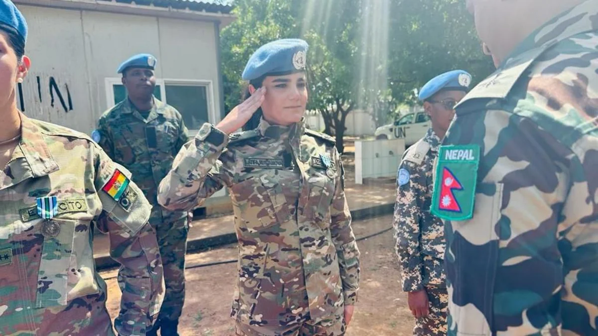 Azərbaycanlı qadın hərbçi sülhməramlı fəaliyyətinə görə BMT-dən medal alıb