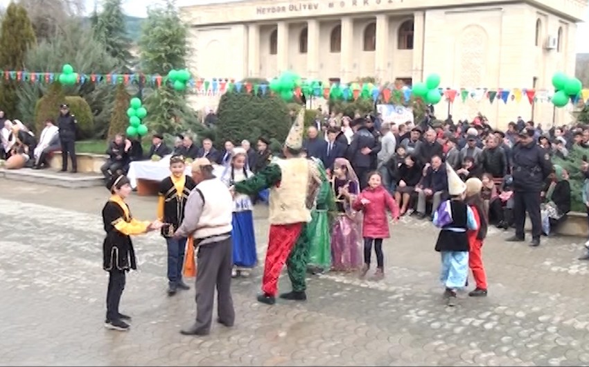 Ağsuda Novruz şənliyi keçirilib - VİDEO