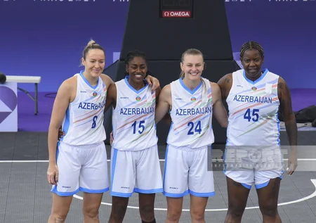 Paris-2024: Azərbaycanın qadınlardan ibarət 3x3 basketbol millisi növbəti görüşünə çıxıb - YENİLƏNİB - 2