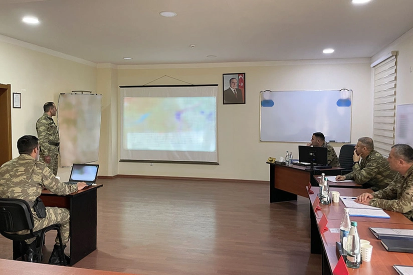 Command-Staff Exercises held in military units of Azerbaijani Armed Forces