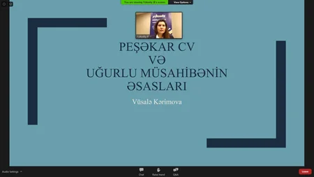 Yüksəliş müsabiqəsi vebinar təşkil edib