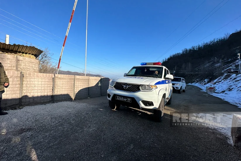 Total of 55 vehicles belonging to peacekeepers pass freely through Khankandi-Lachin road - VIDEO
