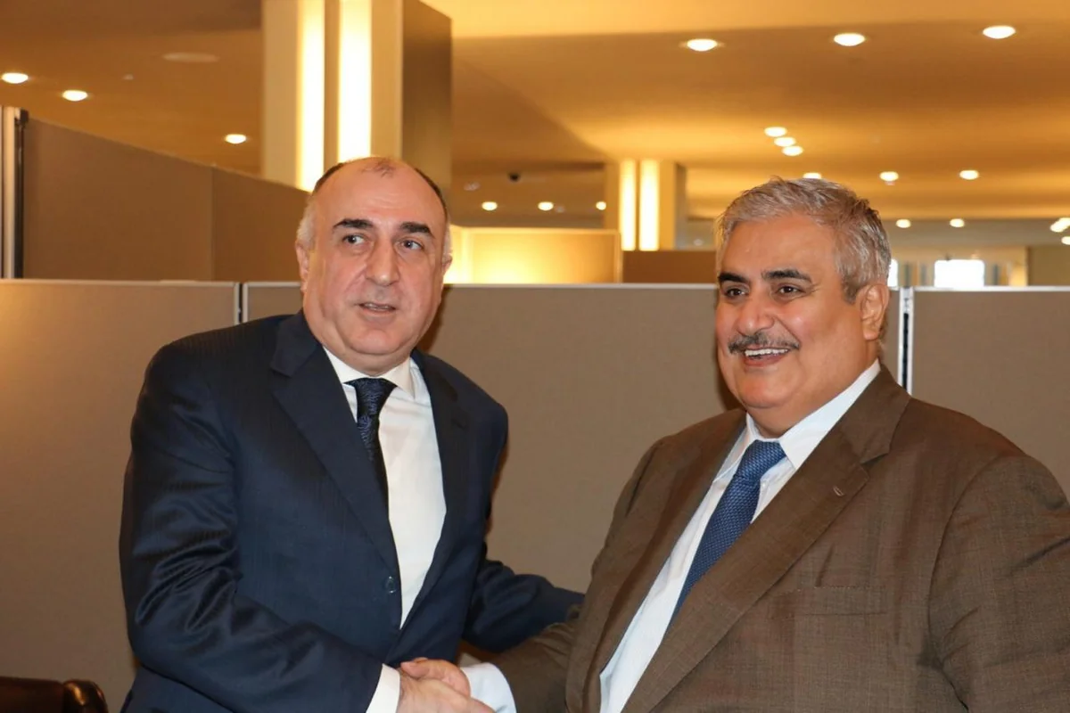 Azərbaycanın XİN rəhbəri Bəhreyn Krallığının xarici işlər naziri ilə görüşüb
