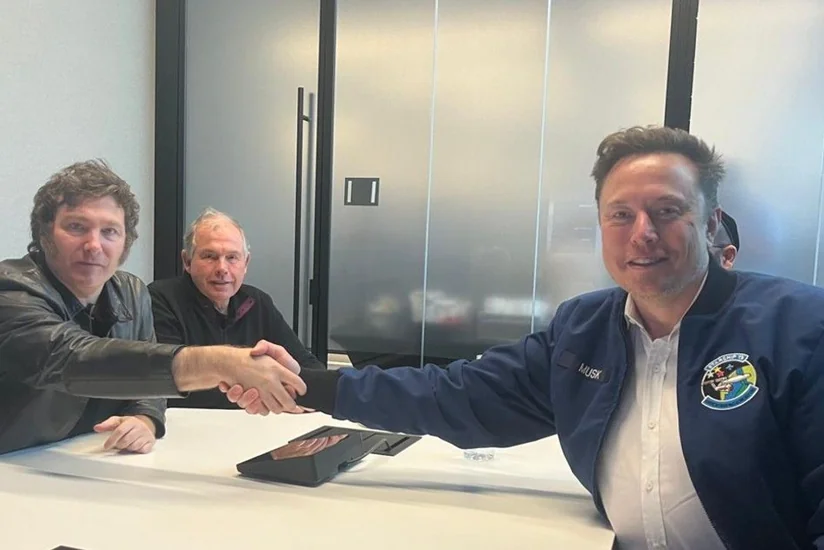 Elon Musk and Javier Milei share their love of free markets in first meeting