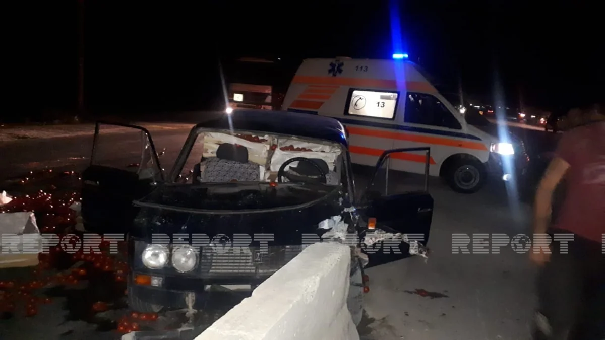 Siyəzəndə Jiquli qəzaya uğrayıb, xəsarət alan var