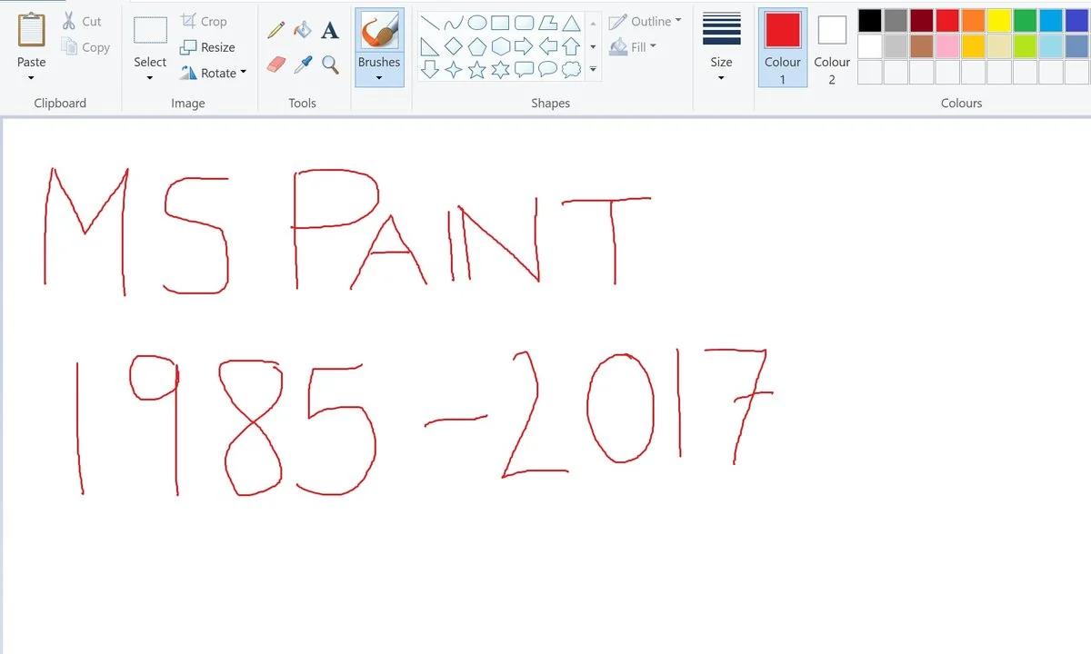 Windows прекратит поддержку Paint