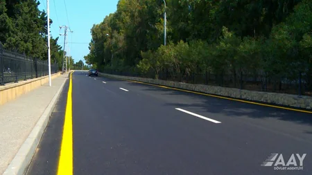 Bakının İlqar Məcidov küçəsi təmir edilib