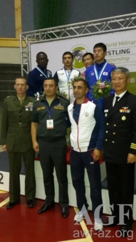 Azerbaijani wrestler becomes world champion among servicemen