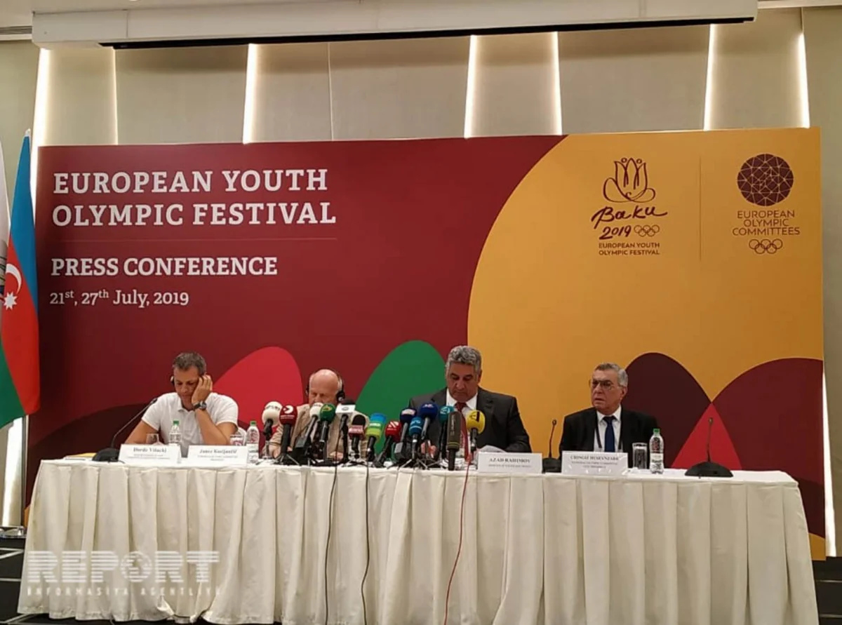 Azad Rəhimov: Azərbaycana EYOF üçün gələn hər bir idmançı 90 avro pul ödəyir