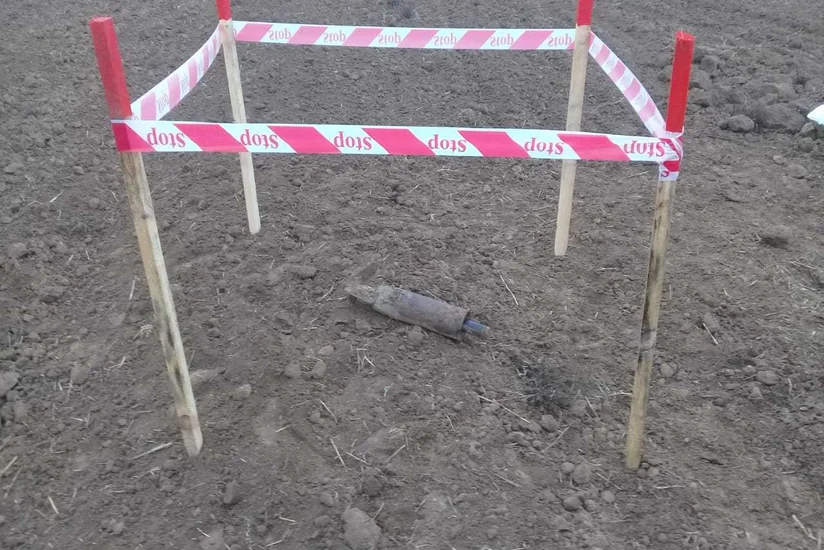 Füzulidə top mərmisi tapılıb