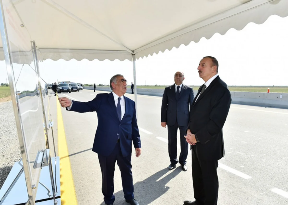 President Ilham Aliyev inaugurated Kurdamir-Ujar-Yevlakh-Tartar highway after renovation