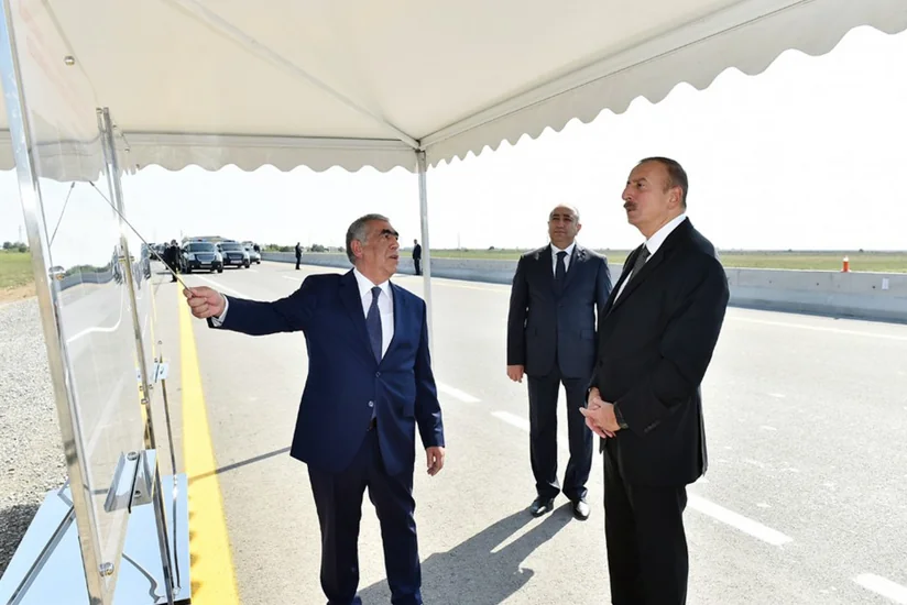 President Ilham Aliyev inaugurated Kurdamir-Ujar-Yevlakh-Tartar highway after renovation