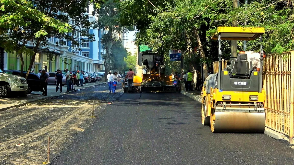 Bakının Nəsimi rayonunda 5 küçə təmir olunub