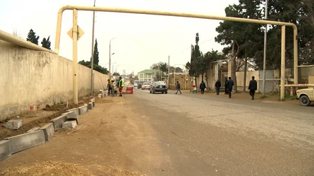 Maştağa-Nardaran avtomobil yolu yenidən qurulur - FOTO