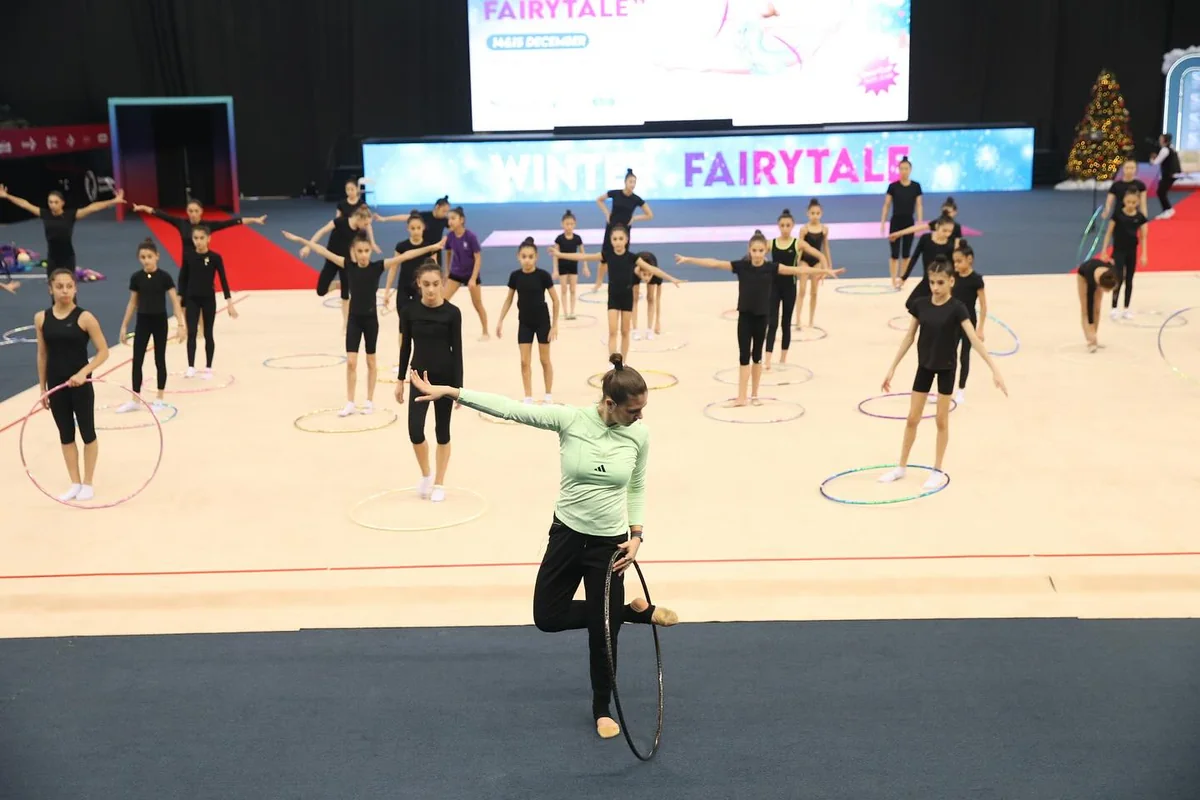 Milli Gimnastika Arenasında ustad dərsi keçirilib