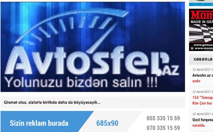 Сайту Avtosfer.az исполняется три года
