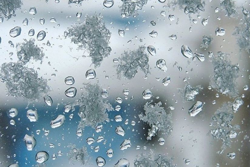 FAKTİKİ HAVA: Bakıda və Abşeron yarımadasının bəzi ərazilərində sulu qar yağır