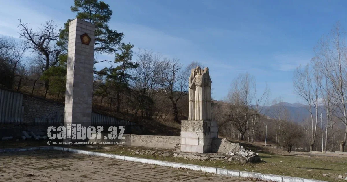 Memorial complex destroyed by Armenians in Shusha being restored