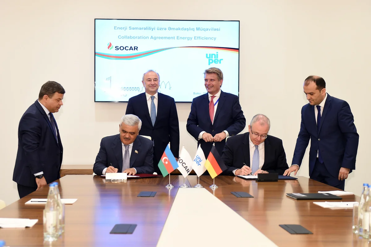 SOCAR and Germany’s UNIPER join together to increase energy efficiency in Azerbaijan