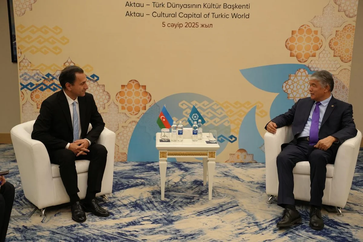 Aktauda TÜRKSOY - Azərbaycan əməkdaşlığı müzakirə olunub, fikir mübadiləsi aparılıb