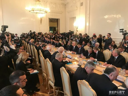 MDB Xarici İşlər Nazirləri Şurasının Moskvada keçirilən geniştərkibli iclası başa çatıb - FOTO - ƏLAVƏ OLUNUB