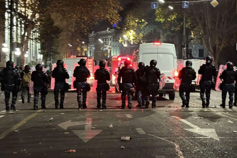 Gürcüstan DİN: Tbilisidə aksiyaçılar zorakılıqlara başlayıblar